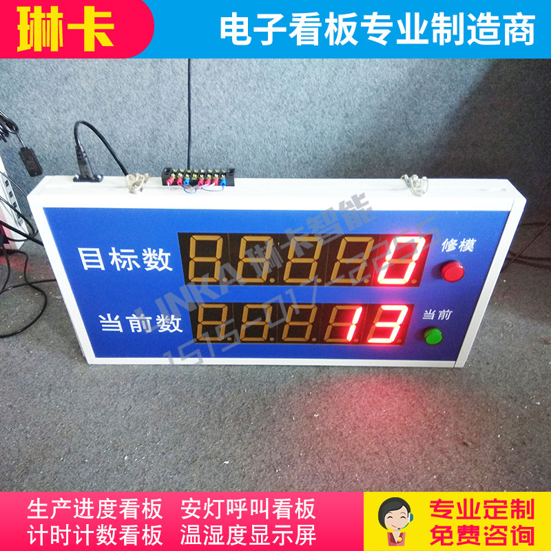 設備狀態(tài)計數(shù)器電子看板