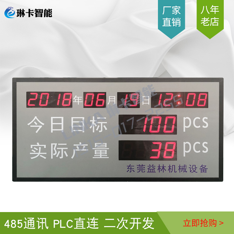 今日目標實際產(chǎn)量電子看板?